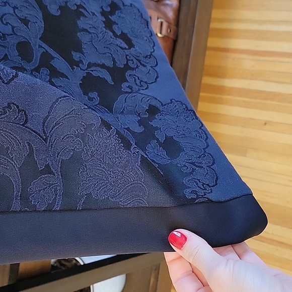 H&M navy and black midi dress - Picture 6 of 6